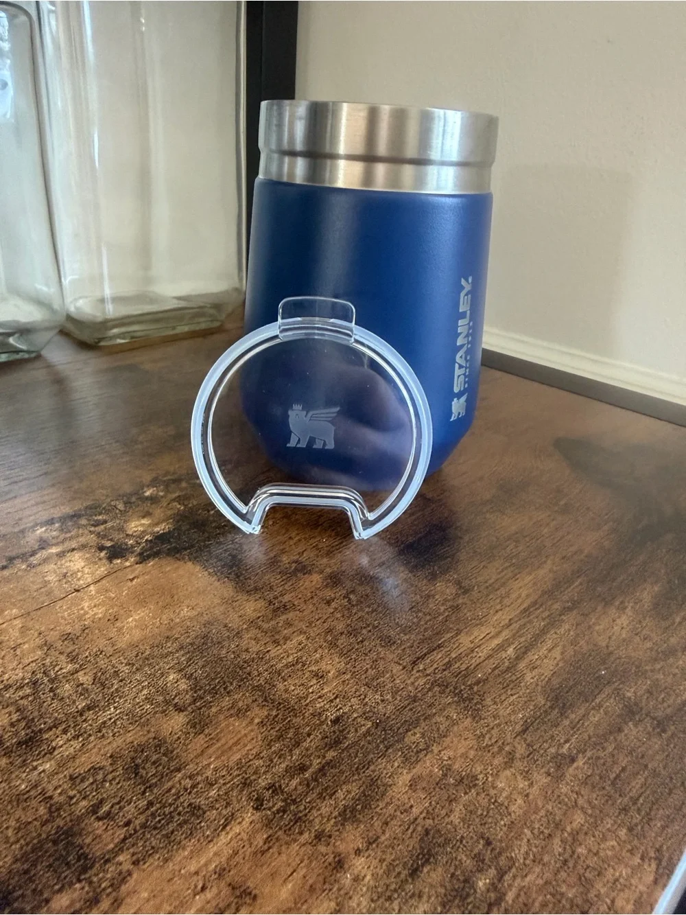 Stanley Blue 10 oz Travel Tumbler with Lid